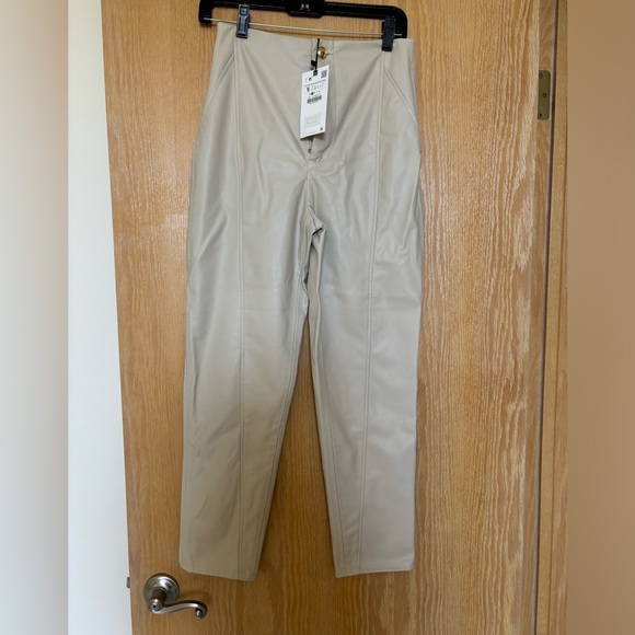 Zara faux leather pants. - Picture 1 of 2